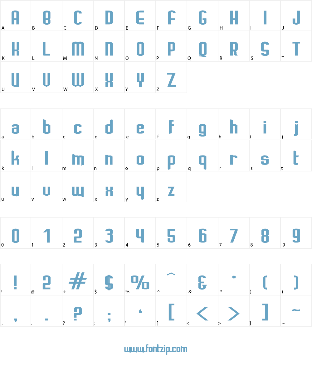 Ignoto Font Character